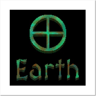 Verdigris Earth Posters and Art